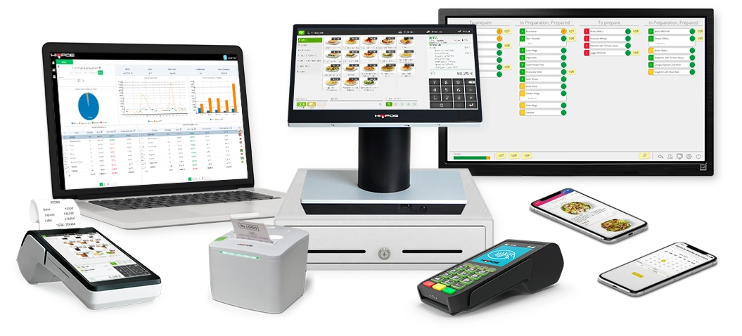 Dispositivos HIOPOS para punto de venta